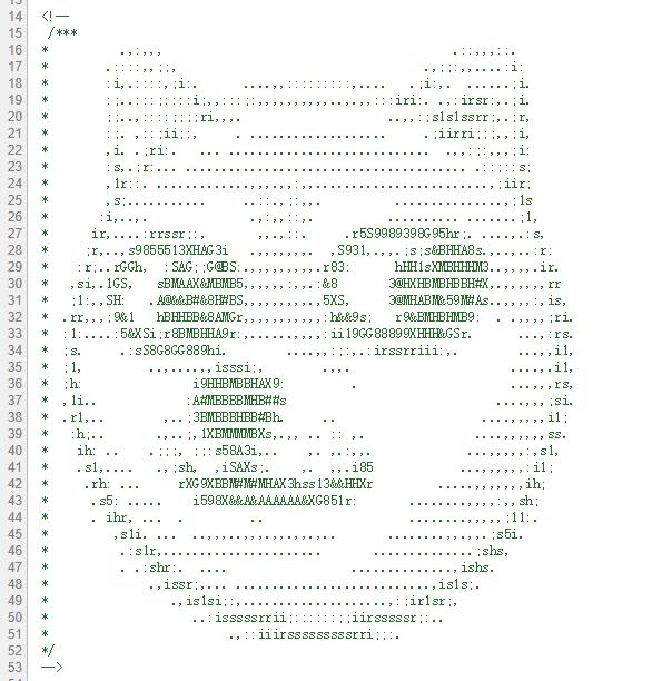 几个比较有趣的程序注释