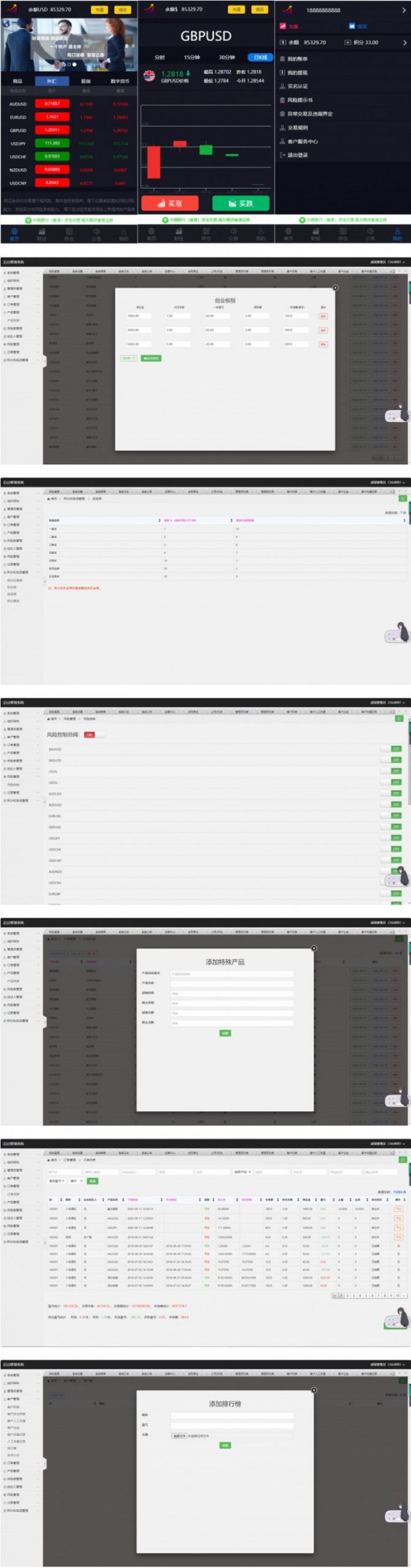 最新yii框架美金版外汇股指手动结算点位盘非时间盘+完善风控系统+完整数据