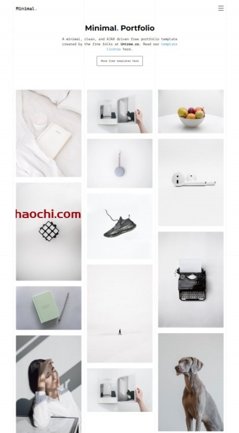 设计服务公司作品宣传网站HTML模板