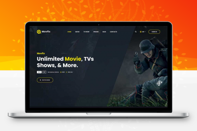 响应式在线影院视频平台HTML5模板