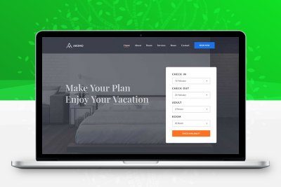 多功能酒店预订、度假村和酒店官网HTML模板