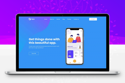 bootstrap手机app应用软件官网HTML5模板