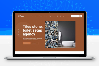 bootstrap大气的洗浴设计装修公司官网html5模板