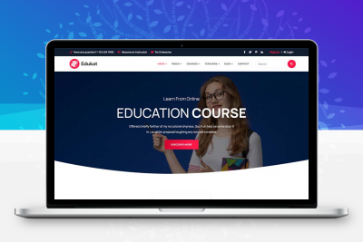 响应式教育课程培训学习类官网html模板