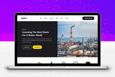 bootstrap重工业集团企业官网html5模板