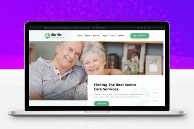 响应式养老院护理机构官网html5模板