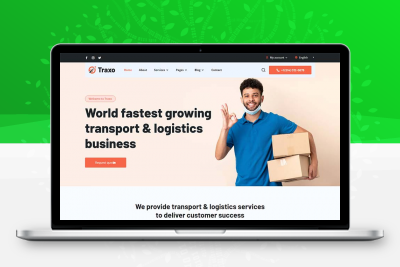 响应式多用途的物流快递公司HTML模板