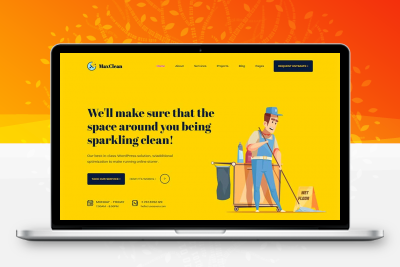 响应式临时工清洁保洁家政公司html模板