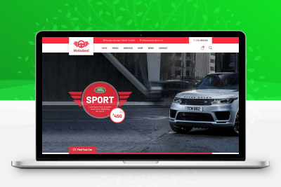 红色大气的汽车销售交易平台网页html模板