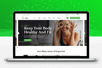 绿色风格响应式健康减肥饮食方案网站html模板