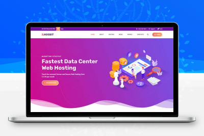 云主机域名服务网站HTML5模板
