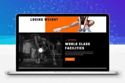 响应式html5健身俱乐部网站html模板