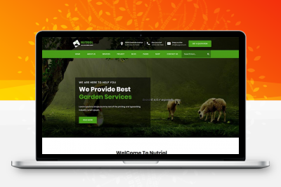 Bootstrap花园设计服务网站html模板