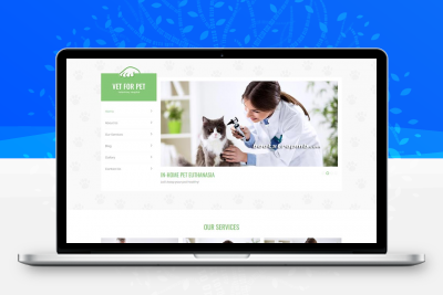 Bootstrap绿色宠物医院网站html模板