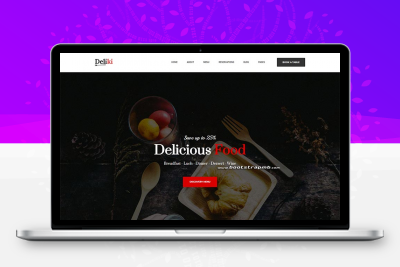 Bootstrap大气餐饮美食网站html模板