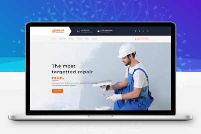 家庭维护维修服务公司网站html模板
