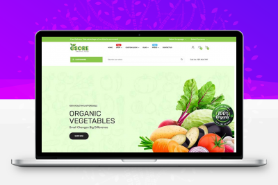 有机食品在线商城网站HTML模板