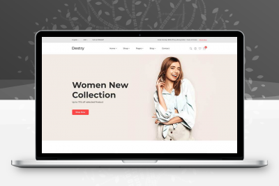 时尚女装配饰电子商务网站html模板