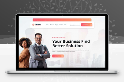 企业商务咨询服务公司网站html模板