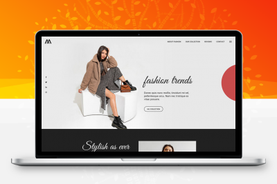 欧美时尚服饰网站html5模板