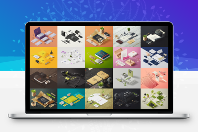 60套 精选品牌VI样机PSD设计素材