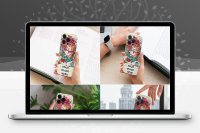 10款 高端时尚iPhone14手机场景UI展示效果图智能贴图PSD样机设计素材