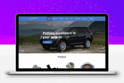 易优CMS响应式汽车配件外贸英文网站模板/EyouCMS多语言类企业网站模板