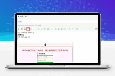 typecho插件文章免登陆付费阅读插件付费阅读自媒体插件源码WeMediaForTypecho