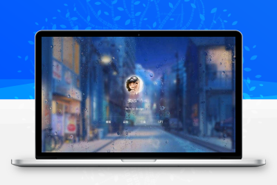 动态雨滴玻璃掉落ZYYO主页源码