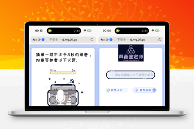 声音鉴定引流神器源码 完整可运转