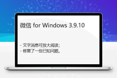 微信PC端3.9.10.10官方测试版多开防撤回补丁（带撤回提示）