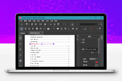 Master PDF Editor v5.9.86便携版