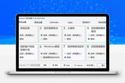 Windows11轻松设置v1.10绿色版